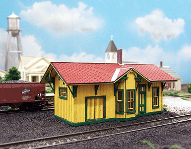 Blair Line 93 Boston Depot -- Structure footprint 3 x 1 7/16", N Scale