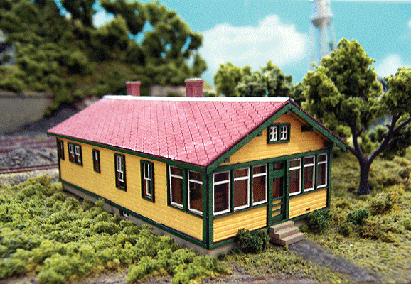 Blair Line 94 Laser-Cut Structure Kits -- Santa Fe 6-Room Section House, N Scale