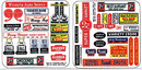 Blair Line 58 Storefront & Advertising Signs -- Main Street Storefront III, N Scale