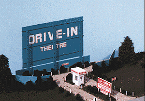 Blair Line 68 Drive-In Theatre -- Kit, N Scale