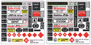 Blair Line 156 Storefront & Advertising Signs -- Railroad Stations & Depots, HO Scale