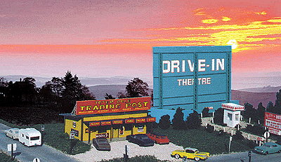 Blair Line 168 Drive-In Theatre -- Kit, HO Scale