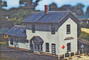 Blair Line 178 Blairstown 2-Story Depot -- Kit - 7-5/8 x 2-1/4" 19.4 x 5.7cm, HO Scale
