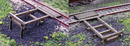 Blair Line 124 Handcar Set-Off - Kit (Laser Cut Wood) -- 1 x 11/16" 2.5 x 1.8cm pkg(3), HO Scale