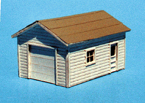 Blair Line 173 One-Car Garage -- 2-3/4 x 1-3/4" 6.8 x 4.4cm, HO Scale