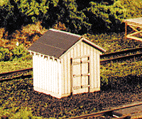 Blair Line 183 Coal Storage House -- Kit - 1-3/8 x 1-3/8" 3.4 x 3.4cm, HO Scale