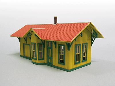 Blair Line 193 Boston Depot -- Kit - 5-1/2 x 2-5/8" 13.9 x 6.6cm, HO Scale