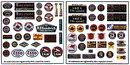 Blair Line 141 Storefront & Advertising Signs - Oil & Automotive, HO Scale