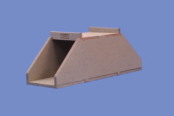 Blair Line 1807 Concrete Box Culvert -- 2-15/16 x 1 x 1" 7.5 x 2.5 x 2.5cm, N Scale