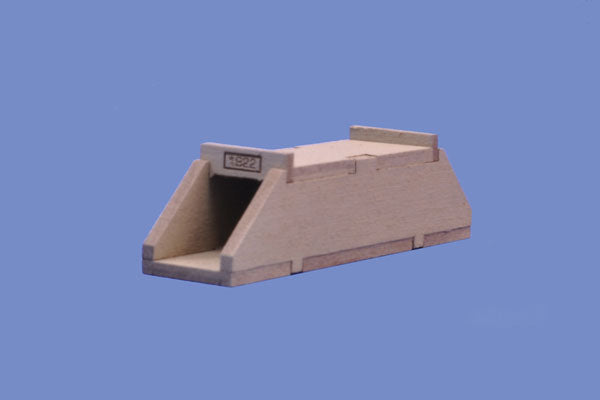 Blair Line 1808 Concrete Box Culvert -- 2-3/16 x 1/2 x 1/2" 5.6 x 1.3 x 1.3cm, N Scale