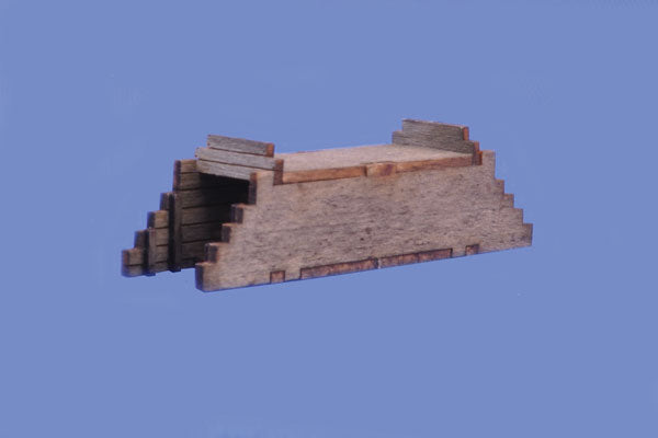 Blair Line 1809 Wood Box Culvert -- 2.18 x 1/2 x 1/2", N Scale