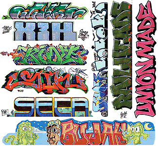 Blair Line 2260 Graffiti Decals Mega Set -- Set