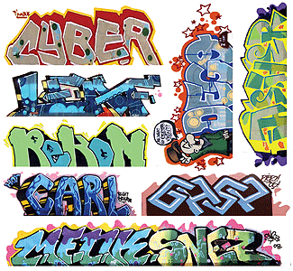 Blair Line 2261 Graffiti Decals Mega Set -- Set