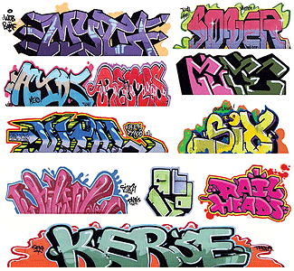 Blair Line 2257 Graffiti Decals Mega Set -- Set