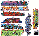 Blair Line 2258 Graffiti Decals Mega Set -- Set
