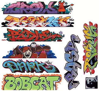 Blair Line 2258 Graffiti Decals Mega Set -- Set