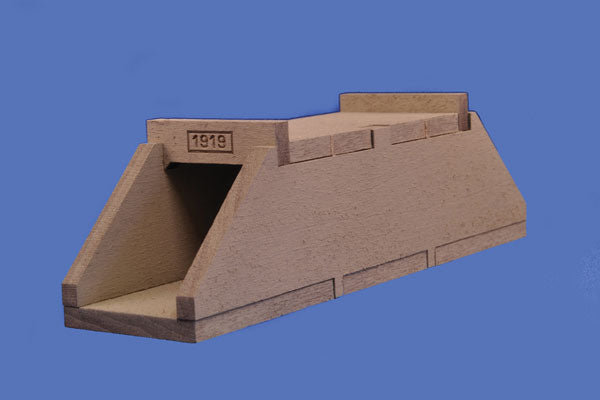 Blair Line 2807 Concrete Box Culvert -- 3-7/8 x 1 x 1" 9.8 x 2.5 x 2.5cm, HO Scale