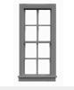 Tichy Train Group 8131  4/4 DBL HUNG WINDOW 12pcs, HO