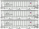 Accurail 8138 Union Pacific w/Shield Logo Pullman Standard Covered Hopper 3-Car Set, HO