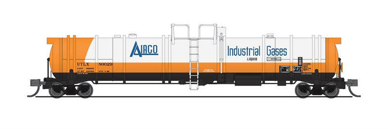 BLI 8149 Cryogenic Tank Car, Airco, Single Car, N
