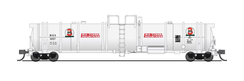 BLI 8143 Cryogenic Tank Car, Big 3, 2-Pack, N