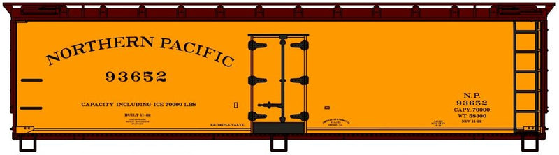 Accurail 81442 Northern Pacific Wood Reefer, HO