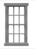 Tichy Train Group 8153  6/6 DBL HUNG WINDOW 12pcs, HO