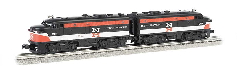 Bachmann 20092 Alco FA2 A-A Set - Conventional 3-Rail - Williams(TM) Golden Memories(R) -- New Haven