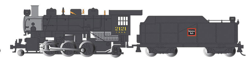 Bachmann 51508 Baldwin 2-6-2 Prairie with Smoke - Standard DC -- Chicago, Burlington & Quincy