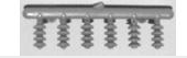 Tichy Train Group 8158  CATENARY INSULATORS 24pcs, HO