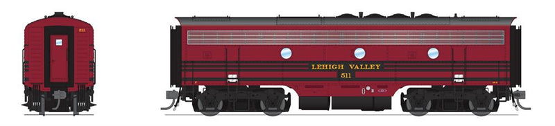 BLI 8337 EMD F3B, LV 513, Cornell Red w/ Black Stirpes, No-Sound / DCC-Ready, HO