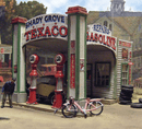 Bar Mills 552 Shady Grove Texaco, Building Kit, HO