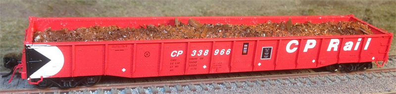 Motrak Models 81914 Scrap Metal Load for Rapido 53' Mill Gondola, HO