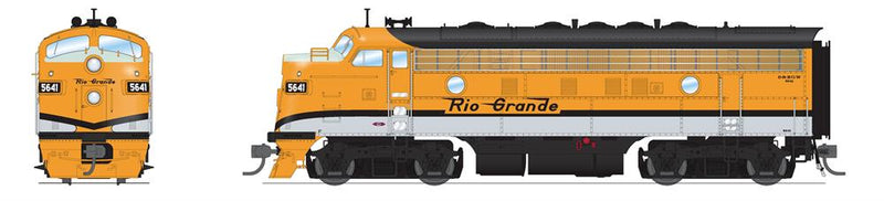 BLI 8192 EMD F7 A/B, DRGW 5641/5642, Single Stripe Scheme, A-unit Paragon4 Sound/DC/DCC, Unpowered B, HO