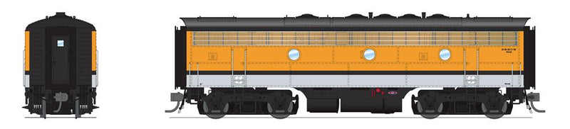 BLI 8307 EMD F7B, DRGW 5643, Single Stripe Scheme, No-Sound / DCC-Ready, HO