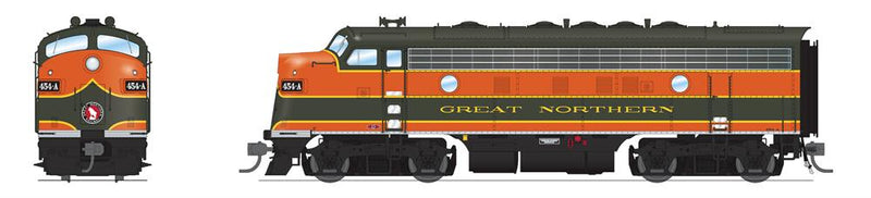 BLI 8205 EMD F7A, GN 454D, As-Delivered Empire Builder, Freight Service, Paragon4 Sound/DC/DCC, HO