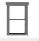 Tichy Train Group 8250 /1 DBL HUNG WINDOW 12pcs, HO