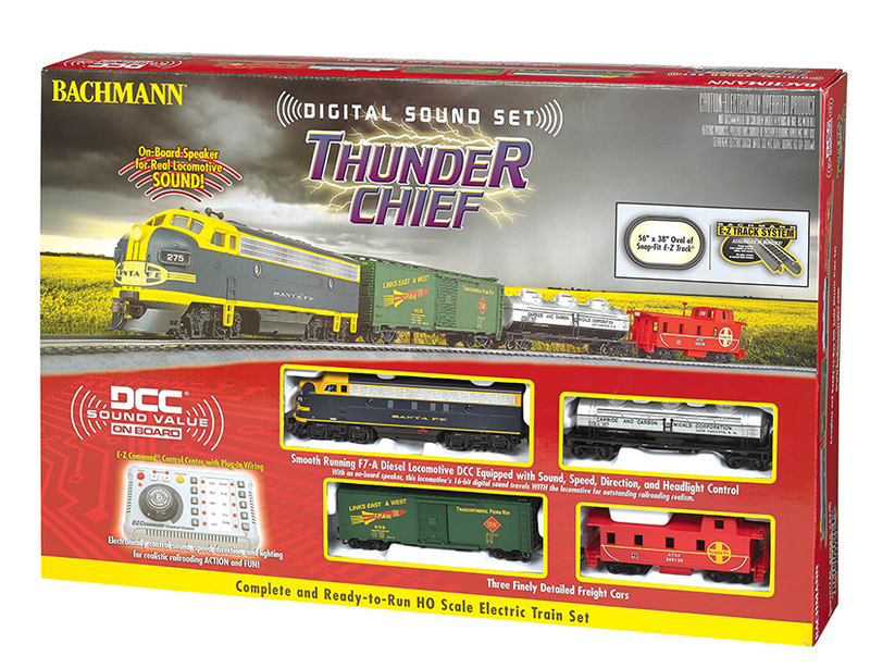 Bachmann 00826 THUNDER CHIEF Train Set, DCC & Sound, HO