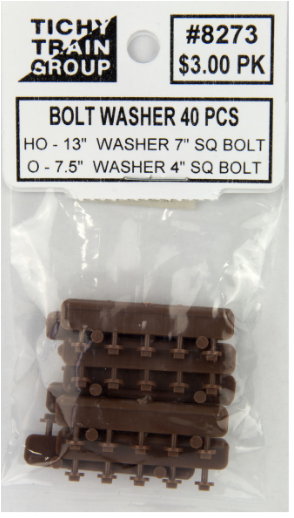 Tichy  Train Group 8273 H SQUARE 7'BOLT 13'WASHER, HO