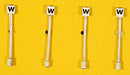 JL Innovative Design 833 Custom Right of Way signs - Whistle Sign, HO Scale