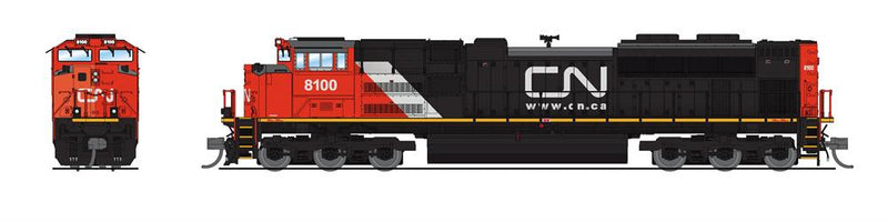 BLI 8438 EMD SD70ACe, CN 8100, Website Scheme, No-Sound / DCC-Ready, N