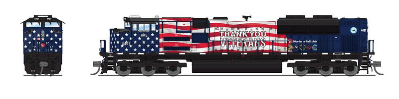 BLI 8444 EMD SD70ACe, MRL 4407, Veterans Tribute, No-Sound / DCC-Ready, N