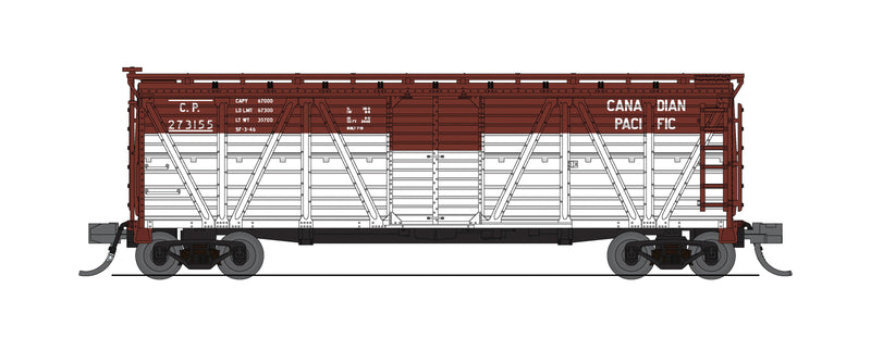 BLI 8453 40' Wood Stock Car, CP 273155, Cattle Sounds, N