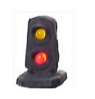 Tomar Industries 847 Dwarf Signal -- Two-Light (Yellow Over Red), HO Scale