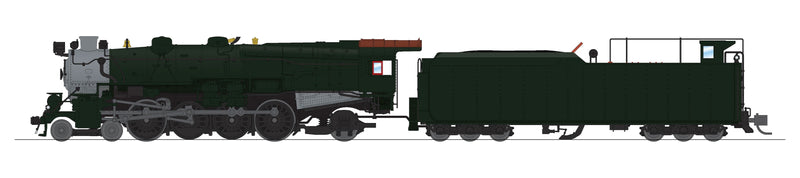 PREORDER BLI 8494 PRR M1a 4-8-2, unlettered, No-Sound / DCC-Ready, N