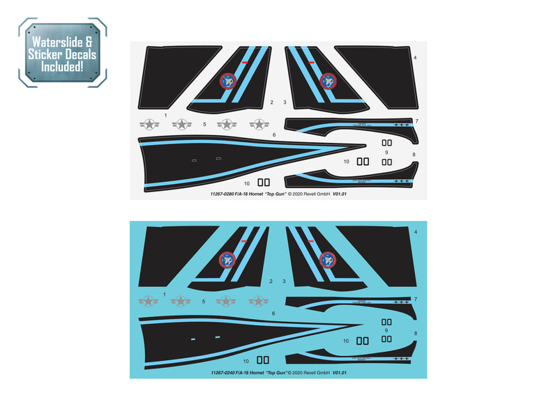 Revell 85-1267 Maverick's F/A-18 Hornet, 1:72 Scale