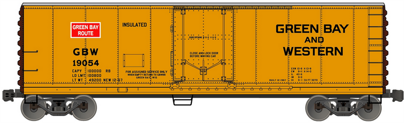 Accurail 8517 40'PD STEEL REEFER GB&W, HO