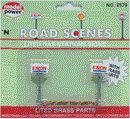 Model Power MDP8579 EXXON GAS STATION SIGNS, N Scale