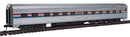 WalthersMainline 910-30101 85' Budd 10-6 Sleeper - Ready to Run - Amtrak (Phase III; silver, Equal red, white, blue Stripes), HO Scale