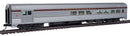 WalthersMainline 910-30056 85' Budd Baggage-Lounge - Ready to Run -- Pennsylvania Railroad (silver, Tuscan), HO Scale